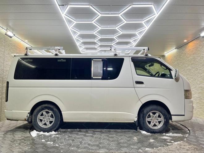 ハイエースバン2.5ディーゼルT DXロング 4WD 5年保証 キャンピング ナビTV ETC 寒冷地仕様 禁煙 修復歴無