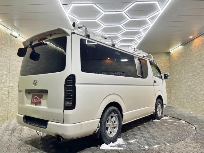 ハイエースバン2.5ディーゼルT DXロング 4WD 5年保証 キャンピング ナビTV ETC 寒冷地仕様 禁煙 修復歴無