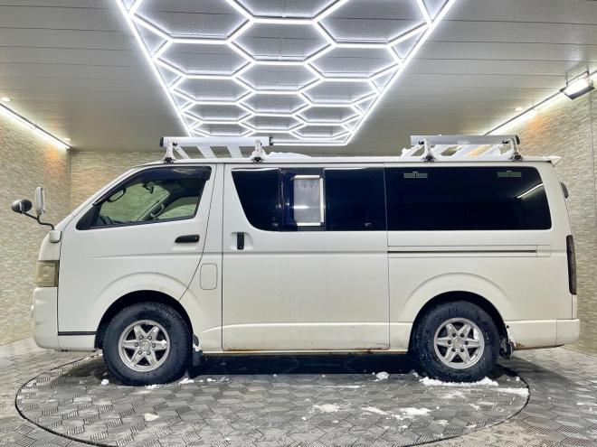 ハイエースバン2.5ディーゼルT DXロング 4WD 5年保証 キャンピング ナビTV ETC 寒冷地仕様 禁煙 修復歴無