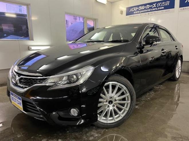 マークX２５０Ｇ　Ｆｏｕｒ　ワンオーナー　寒冷地仕様　禁煙車　社外１８インチＡＷ　社外１６ＡＷ＋スタッドレスタイヤ付　純正ＳＤナビ　地デジ　Ｂｌｕｅｔｏｏｔｈオーディオ　バックカメラ　ドライブレコーダー　ビルトインＥＴＣ 4WD 24500 4Dr