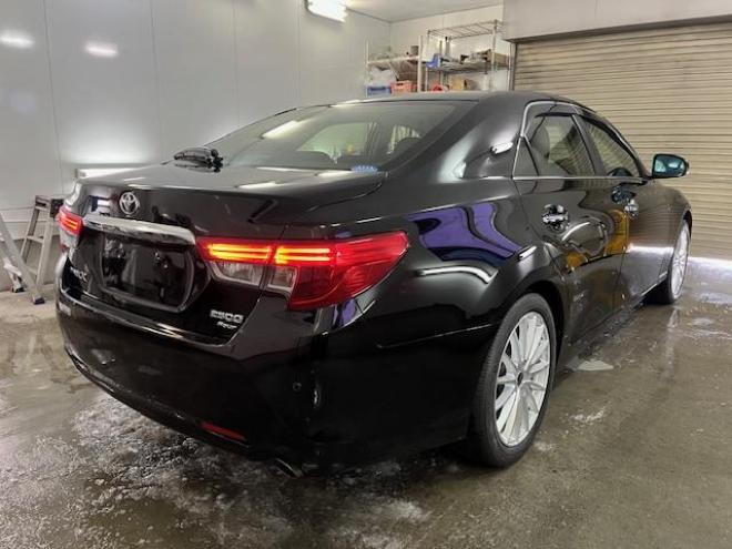 マークX２５０Ｇ　Ｆｏｕｒ　ワンオーナー　寒冷地仕様　禁煙車　社外１８インチＡＷ　社外１６ＡＷ＋スタッドレスタイヤ付　純正ＳＤナビ　地デジ　Ｂｌｕｅｔｏｏｔｈオーディオ　バックカメラ　ドライブレコーダー　ビルトインＥＴＣ 4WD 24500 4Dr