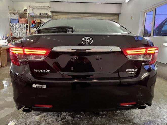 マークX２５０Ｇ　Ｆｏｕｒ　ワンオーナー　寒冷地仕様　禁煙車　社外１８インチＡＷ　社外１６ＡＷ＋スタッドレスタイヤ付　純正ＳＤナビ　地デジ　Ｂｌｕｅｔｏｏｔｈオーディオ　バックカメラ　ドライブレコーダー　ビルトインＥＴＣ 4WD 24500 4Dr