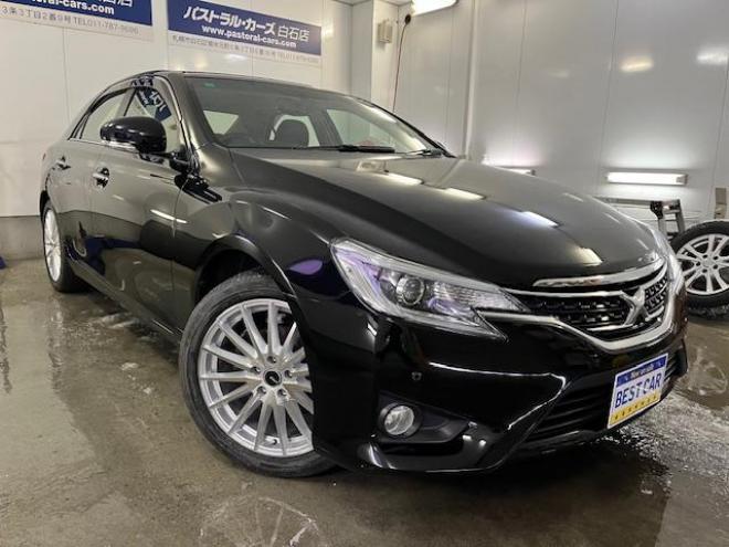 マークX２５０Ｇ　Ｆｏｕｒ　ワンオーナー　寒冷地仕様　禁煙車　社外１８インチＡＷ　社外１６ＡＷ＋スタッドレスタイヤ付　純正ＳＤナビ　地デジ　Ｂｌｕｅｔｏｏｔｈオーディオ　バックカメラ　ドライブレコーダー　ビルトインＥＴＣ 4WD 24500 4Dr