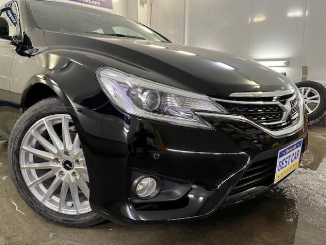 マークX２５０Ｇ　Ｆｏｕｒ　ワンオーナー　寒冷地仕様　禁煙車　社外１８インチＡＷ　社外１６ＡＷ＋スタッドレスタイヤ付　純正ＳＤナビ　地デジ　Ｂｌｕｅｔｏｏｔｈオーディオ　バックカメラ　ドライブレコーダー　ビルトインＥＴＣ 4WD 24500 4Dr