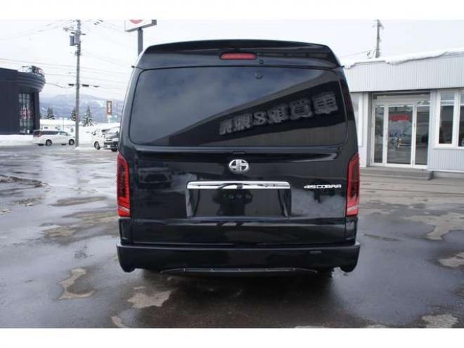 ハイエース2.7 GL ロング ファインテックツアラー 4WD　415COBRA　ファントムヘッドライトシステム&フェイスリフトキット&F/S/R/ルーフスポ/ボンネット/プレステージテールランプ&バッドラッカーHP-6プレミアムフォージッド18インチAW　TOYO　H30　225/50R18 2700