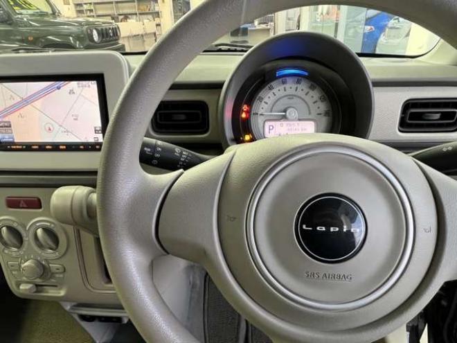 ラパンL 4WD　プッシュスタート　スマートキー　ナビ　バックカメラ　衝突軽減　横滑り防止　アイドリングストップ　前席シートヒーター　ETC 660