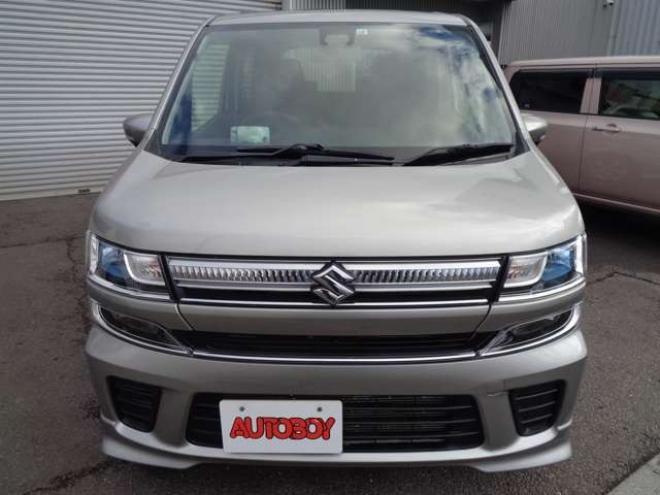 ワゴンRハイブリッド FZ セーフティパッケージ装着車 4WD　ワンオーナー車　全方位モニター　スマートキー　社外ナビ 660