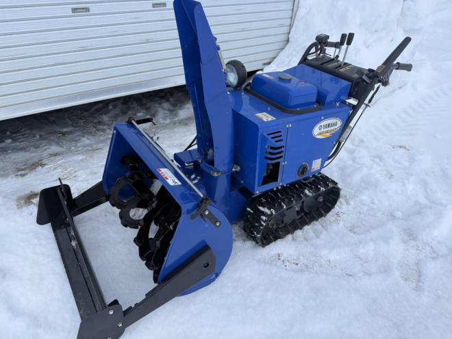 除雪機極上！ヤマハ YS1070T 除雪ブレード付き サイドクラッチ 10馬力