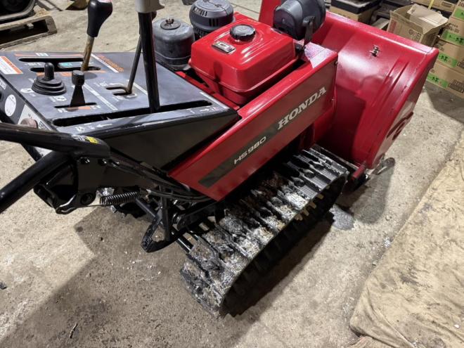 除雪機ホンダ HS980 家庭用9馬力ガソリン  エンジン始動良好