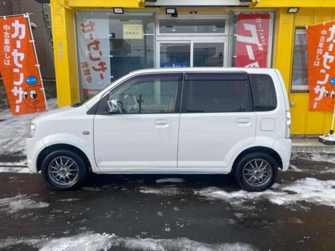 eKワゴンMX 4WD　1年走行距離無制限保証付/4速AT/ナビ/冬タイヤ装着/アルミホイール付き夏タイヤ付き/エンジンスターター/キーレス/シートヒーター/シートカバー/車検整備2年付き/法定整備/修復歴無し 660
