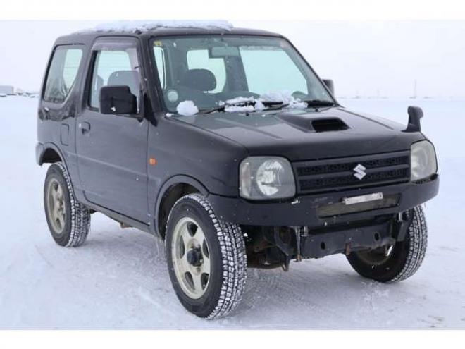 ジムニーXG 4WD　検2年　社外マフラー　スタッドレスタイヤ　自社　ローンカノウ 660