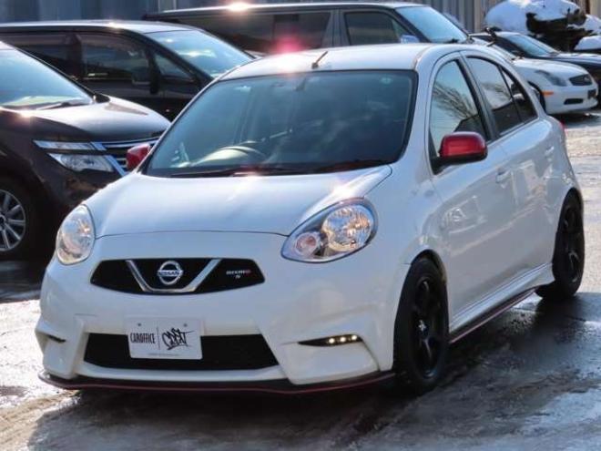 マーチ1.5 NISMO S　HKS車高調・HKSマフラー・16インチAW・5速MT・ナビ・TV・Bluetooth 2WD 1500