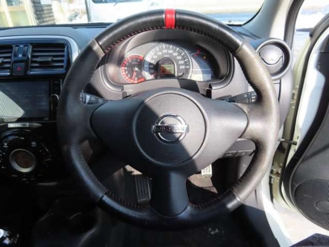 マーチ1.5 NISMO S　HKS車高調・HKSマフラー・16インチAW・5速MT・ナビ・TV・Bluetooth 2WD 1500