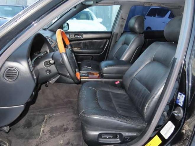 レクサスLS 400　サンルーフ・レザーシート・ウッドコンビ・純正ホイール・VRX3スタッドレス・ETC 2WD 4000