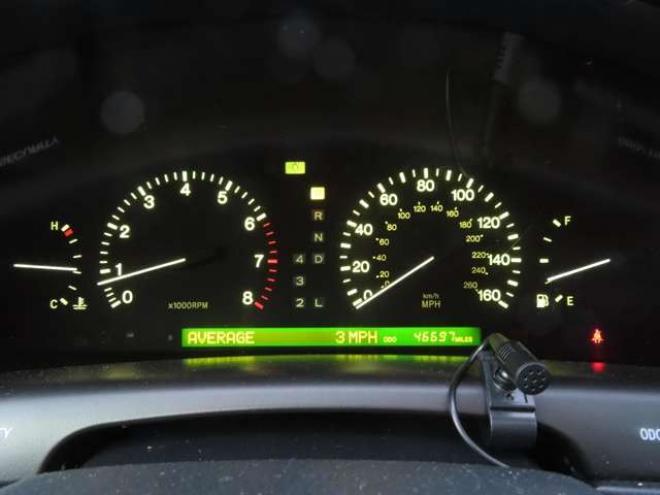 レクサスLS 400　サンルーフ・レザーシート・ウッドコンビ・純正ホイール・VRX3スタッドレス・ETC 2WD 4000