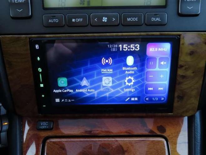 レクサスLS 400　サンルーフ・レザーシート・ウッドコンビ・純正ホイール・VRX3スタッドレス・ETC 2WD 4000