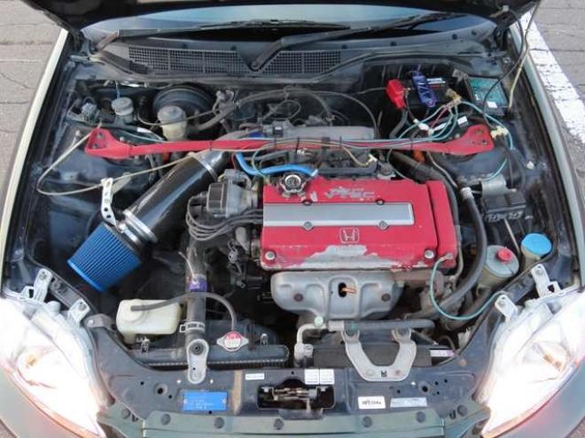 シビックタイプR1.6　ヴェゼル純正色全塗装・タイベル交換済・USヘッドライト 2WD 1600