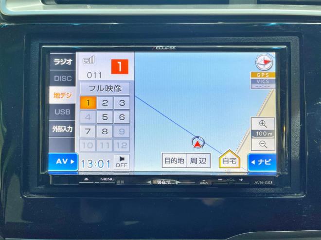 フィット13G Lパッケージ 4WD 5年保証 スマキー ナビTV Bカメ ドラレコ ETC 寒冷地仕様 禁煙 車検整備2年付