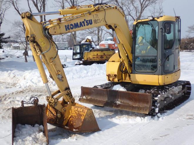 バックホーPC78US-10 恵庭ヤード