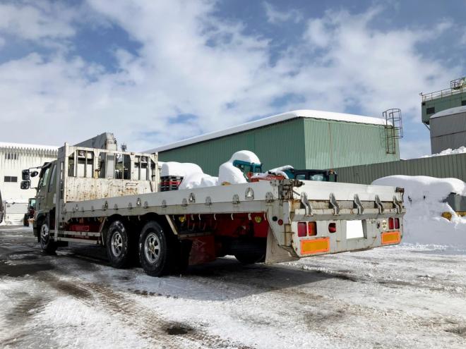 レンジャー中古　ワイド3軸低床 増t 3段ラジコンセルフクレーン　大型トラック