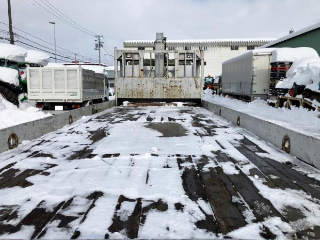 レンジャー中古　ワイド3軸低床 増t 3段ラジコンセルフクレーン　大型トラック