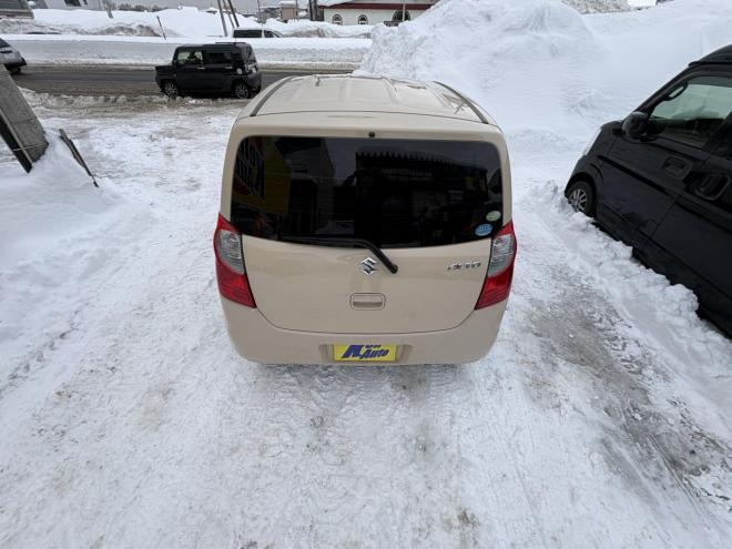 アルトALTO 4WD F 禁煙車　管理車両　寒冷地　４速オートマキーレス　アルミホイル　新品スタットレスタイヤ　DVDデスプレイオーディオ　キーレス　2検　エンジンオイル交換・オイルエレメント交換　エンスタ 4WD 660 5Dr