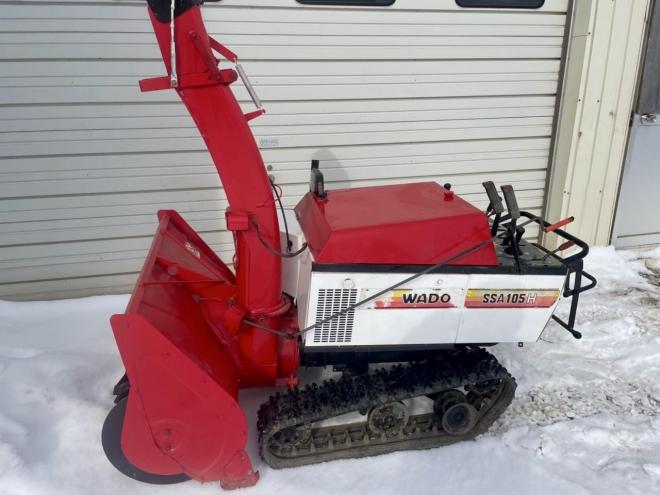 除雪機ワドー SSA105H 10馬力ディーゼル 家庭用除雪機 ローリング付き
