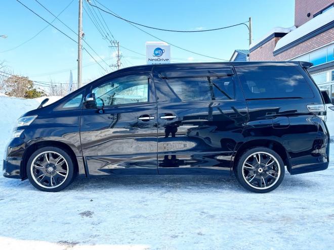 ヴェルファイア2.4ZプラチナセレクションⅡ 4WD　ローンが不安な方＜優遇ローン＞本州仕入　寒冷地仕様　 アルパインHDDナビ　両側パワースライド　19AW 4WD 2400 ５Dr