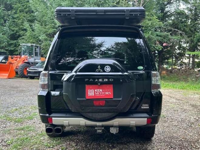 パジェロ3.2 ロング エクシード ディーゼルターボ 4WD　ワンオーナー　PS　PW　社外ナビ　社外アルミ　ABS　キーレス　バックカメラ　リフトアップ　シートヒーター　ルーテント 3200