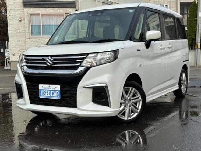 ソリオ1.2 ハイブリッド MX 4WD　ナビ　全方位モニター　片側パワースライドドア　スズキセーフティーサポート　プッシュスタート　アダクティブレーダークルーズコントロール　ETC　レーンキープアシスト　アイドリングストップ　コーナーセンサー 1200