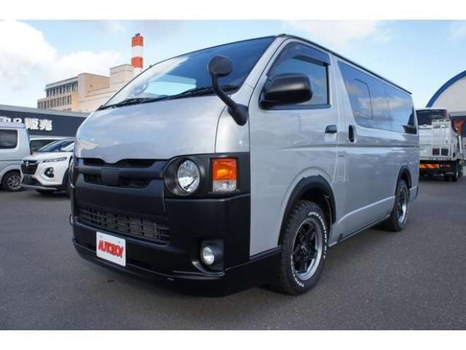 レジアスエース2.8 スーパーGL ロングボディ ディーゼルターボ 4WD　415COBRA丸目キット&CL3フロントリップ&ステージIリアスポ　415SAFARIオーバーフェンダー　ESSEXステラ16インチAW　TOYOオープンカントリーR/T　415COBRAベッドキット　寒冷地仕様　純正ETC 新品シートカバー 2800