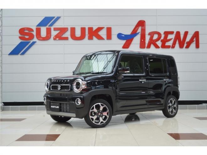 ハスラーハイブリッド Xターボ 4WD　ハイブリッド4WDターボセーフティサポート搭載アイドリングストップパドルシフトハイビームアシストLEDライトアダプティブクルーズコントロール 登録済未使用車 660