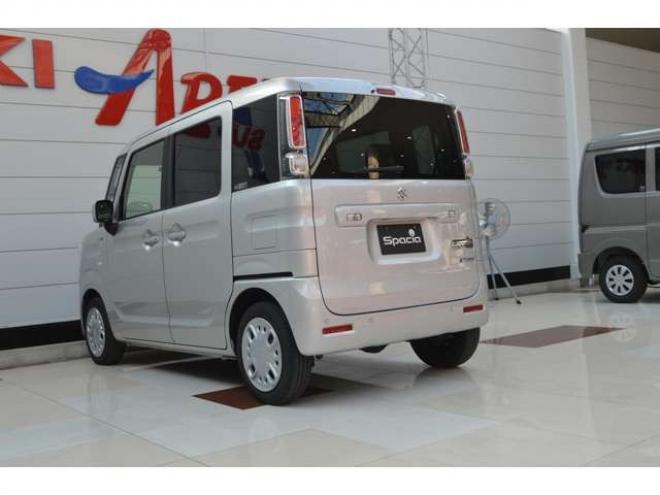 スペーシアハイブリッド X 4WD　ワンオーナー車ハイブリッド4WDターボセーフティサポート搭載アイドリングストップ横滑り防止装置ハイビームアシスト両側オートスライドCDシートヒーター 660