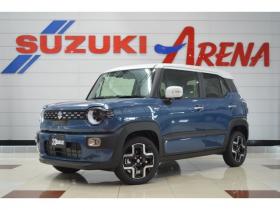 クロスビー　1.2 ハイブリッド MZ アップグレードパッケージ装着車 4WD　ハイブリッド4WDセーフティサポート搭載スズキコネクト対応通信機装着車アップグレードパッケージ全方位モニター付9インチナビTVバックカメラアダプティブクルーズコントロールLEDライト 登録済未使用車 1200