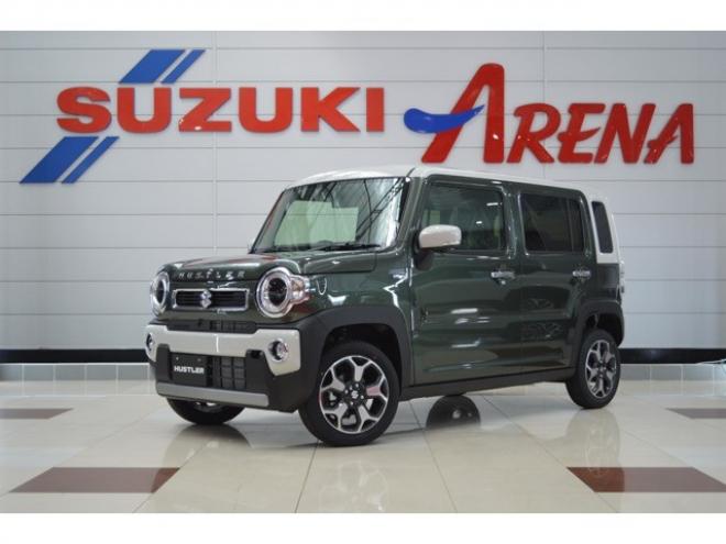 ハスラーハイブリッド X 4WD　届出済未使用車ハイブリッド4WDセーフティサポート搭載スズキコネクト対応通信機装着車全方位モニター9インチナビTVバックカメラアダプティブクルーズコントロールハイビームアシストLEDライト 660