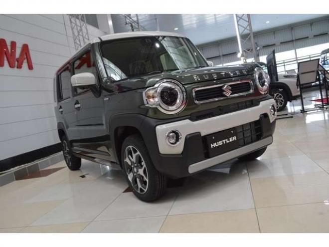 ハスラーハイブリッド X 4WD　届出済未使用車ハイブリッド4WDセーフティサポート搭載スズキコネクト対応通信機装着車全方位モニター9インチナビTVバックカメラアダプティブクルーズコントロールハイビームアシストLEDライト 660