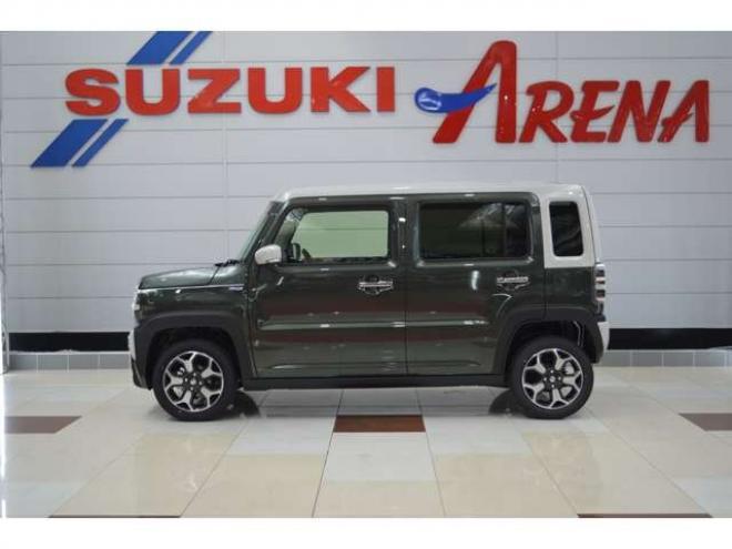 ハスラーハイブリッド X 4WD　届出済未使用車ハイブリッド4WDセーフティサポート搭載スズキコネクト対応通信機装着車全方位モニター9インチナビTVバックカメラアダプティブクルーズコントロールハイビームアシストLEDライト 660