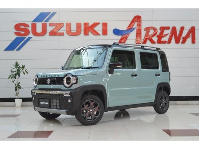 ハスラータフワイルドターボ 4WD　届出済未使用車ハイブリッド4WDセーフティサポート搭載スズキコネクト対応通信機装着車全方位モニター9インチナビTVバックカメラアダプティブクルーズコントロールハイビームアシストLEDライト 660