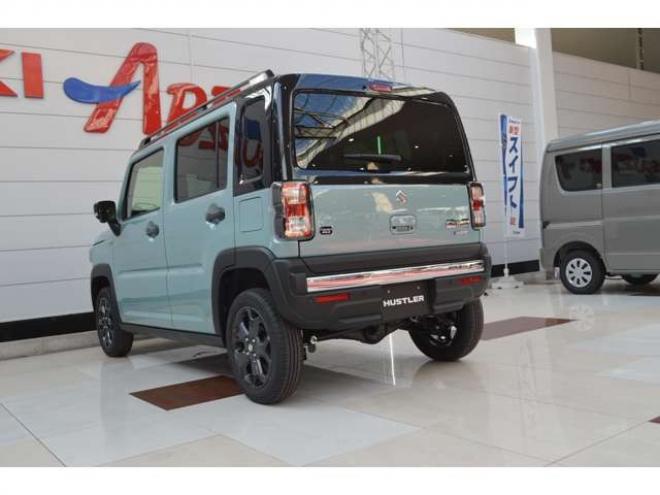 ハスラータフワイルドターボ 4WD　届出済未使用車ハイブリッド4WDセーフティサポート搭載スズキコネクト対応通信機装着車全方位モニター9インチナビTVバックカメラアダプティブクルーズコントロールハイビームアシストLEDライト 660