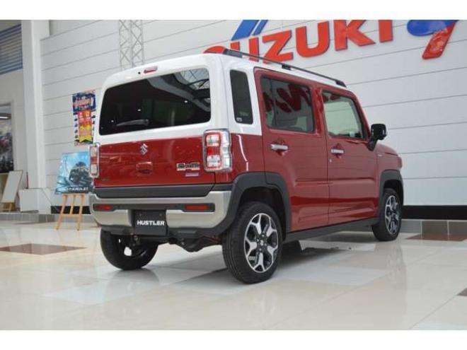 ハスラーJスタイル 4WD　ワンオーナー特別仕様車ハイブリッド4WDセーフティサポート搭載アイドリングストップ全方位モニター付9インチナビTVバックカメラハイビームアシストLEDライト 660