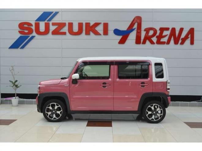 ハスラーハイブリッド Xターボ 4WD　ワンオーナーハイブリット4WDターボパドルシフトアダプティブクルーズコントロールセーフティサポート4WDアイドリングストップ横滑り防止装置純正ナビTVドライブレコーダーハイビームアシストLEDライト 660