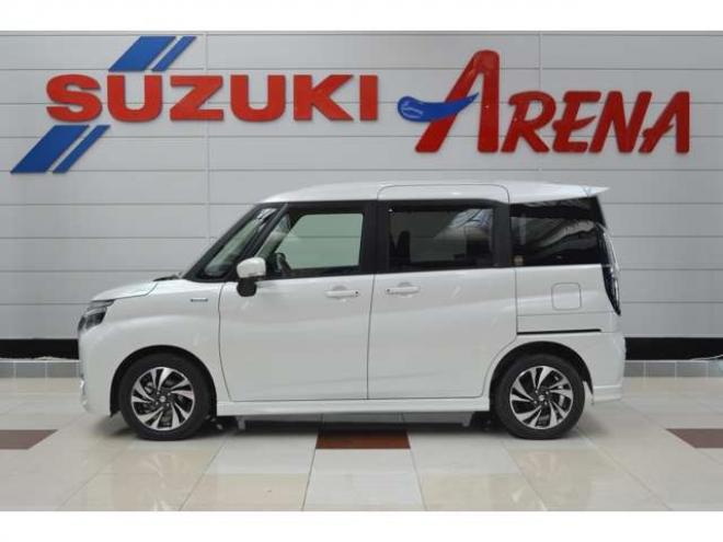 ソリオ1.2 バンディット ハイブリッド MV 4WD　レンタアップ車ハイブリッド4WDセーフティサポート搭載スズキコネクト対応通信機装着車アダプティブクルーズコントロールハイビームアシスト全方位モニター9インチナビ両側オートスライドドアETCドラレコ 1200