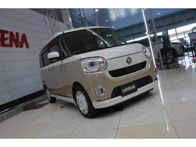 ムーヴキャンバスG メイクアップ SAII 4WD　スマートアシストII4WDアイドリングストップ両側オートスライドドアLEDライト横滑り防止装置シートヒーター後退時ブレーキサポート 660