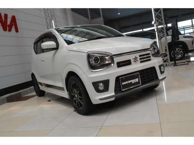 アルトワークス 660 オートギヤシフト 4WD　ワンオーナー車4WDターボオートギアシフトRECAROシートセーフティパッケージレーダーブレーキサポート誤発進抑制機能パドルシフト横滑り防止装置ディスチャージヘッドライト純正エンジンスターター 660