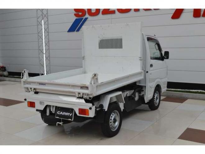 キャリー浅底ダンプ 1方開 4WD　浅底ダンプワンオーナー車5速マニュアルセーフティサポート搭載デュアルセンサーブレーキサポート誤発信抑制機能横滑り防止装置キーレスエントリー電動油圧式ダンプ 660