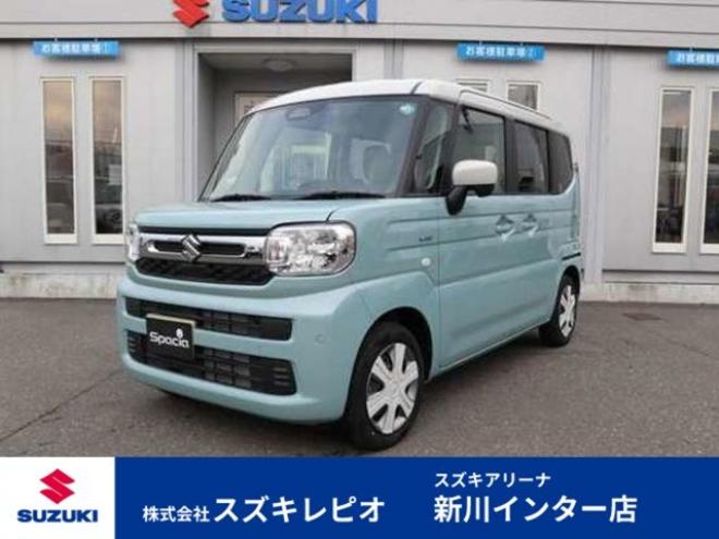 スペーシアハイブリッド X 4WD　純正ナビ　LEDヘッドライト　デュアルセンサーブレーキサポート　横滑り防止装置　両側電動スライドドア 660