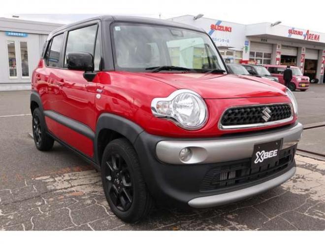 クロスビー1.0 ハイブリッド MX スズキ セーフティ サポートパッケージ装着車 4WD　CDプレイヤー　シートヒーター　アイドリングストップ　パーキングセンサー　デュアルセンサーブレーキサポート　ヒルディセントコントロール 1000