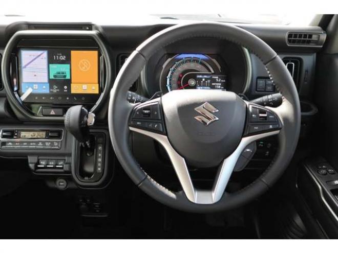 ハスラータフワイルドターボ 4WD　全方位モニターナビ　LEDヘッドライト　シートヒーター　アダプティブクルーズコントロール　衝突軽減ブレーキ　車線逸脱警報 660