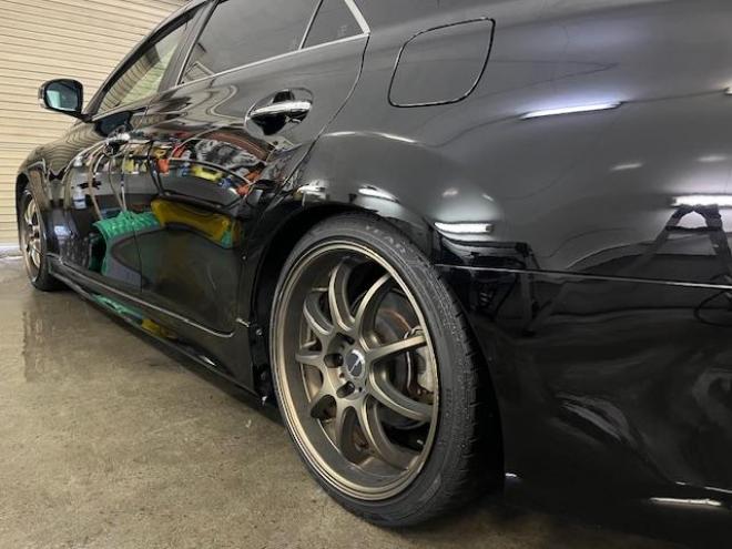 マークX２５０G　Ｆｏｕｒ　本州仕入　寒冷地仕様　禁煙車　ＴＥＩＮ車高調　トヨタセーフティセンス　ＷＯＲＫエモーション１９インチＡＷ　社外１６ＡＷ＋スタッドレスタイヤ付　純正ナビ　地デジ　Ｂｌｕｅｔｏｏｔｈ　バックカメラ 4WD 2500 4Dr