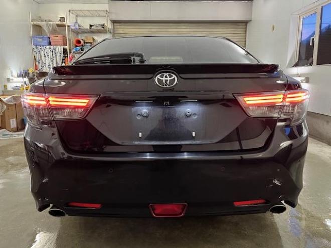 マークX２５０G　Ｆｏｕｒ　本州仕入　寒冷地仕様　禁煙車　ＴＥＩＮ車高調　トヨタセーフティセンス　ＷＯＲＫエモーション１９インチＡＷ　社外１６ＡＷ＋スタッドレスタイヤ付　純正ナビ　地デジ　Ｂｌｕｅｔｏｏｔｈ　バックカメラ 4WD 2500 4Dr